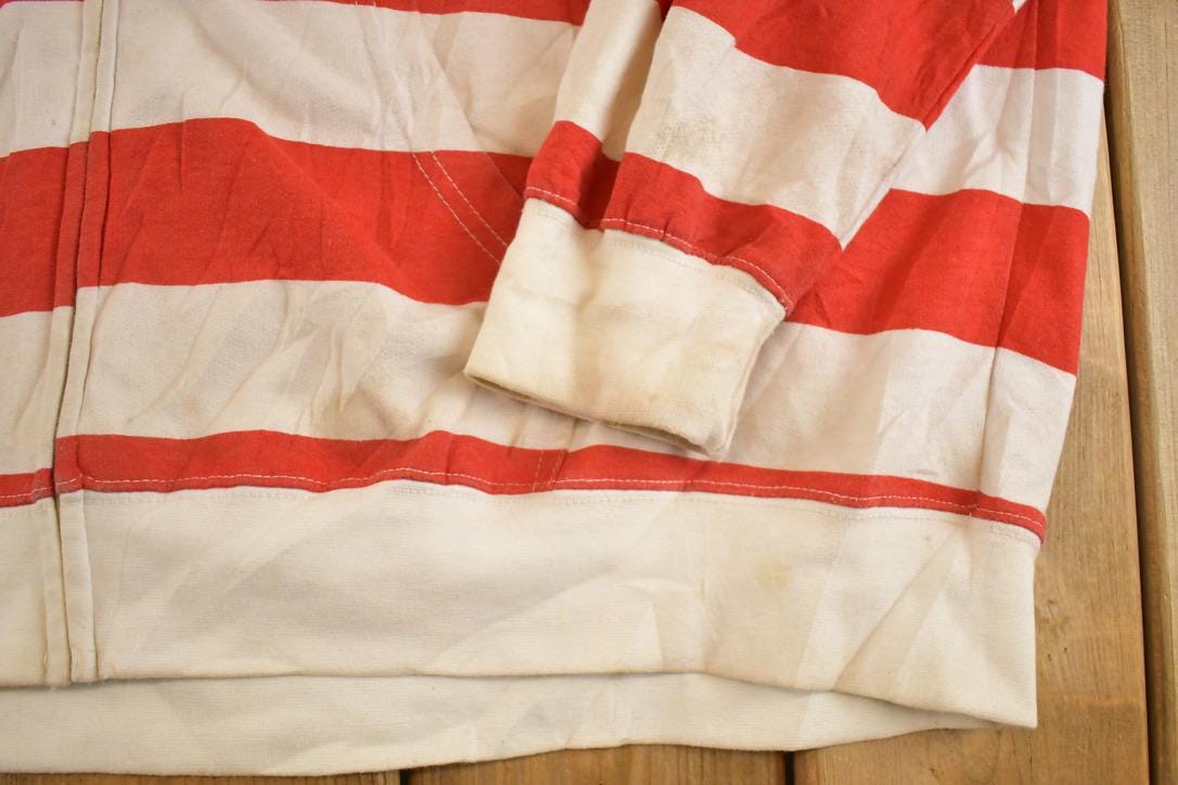 Vintage 1990s American Flag AOP Isaacs Designs Souvenir Hoodie Sweatshirt Men's XXL from propervintagecanada
