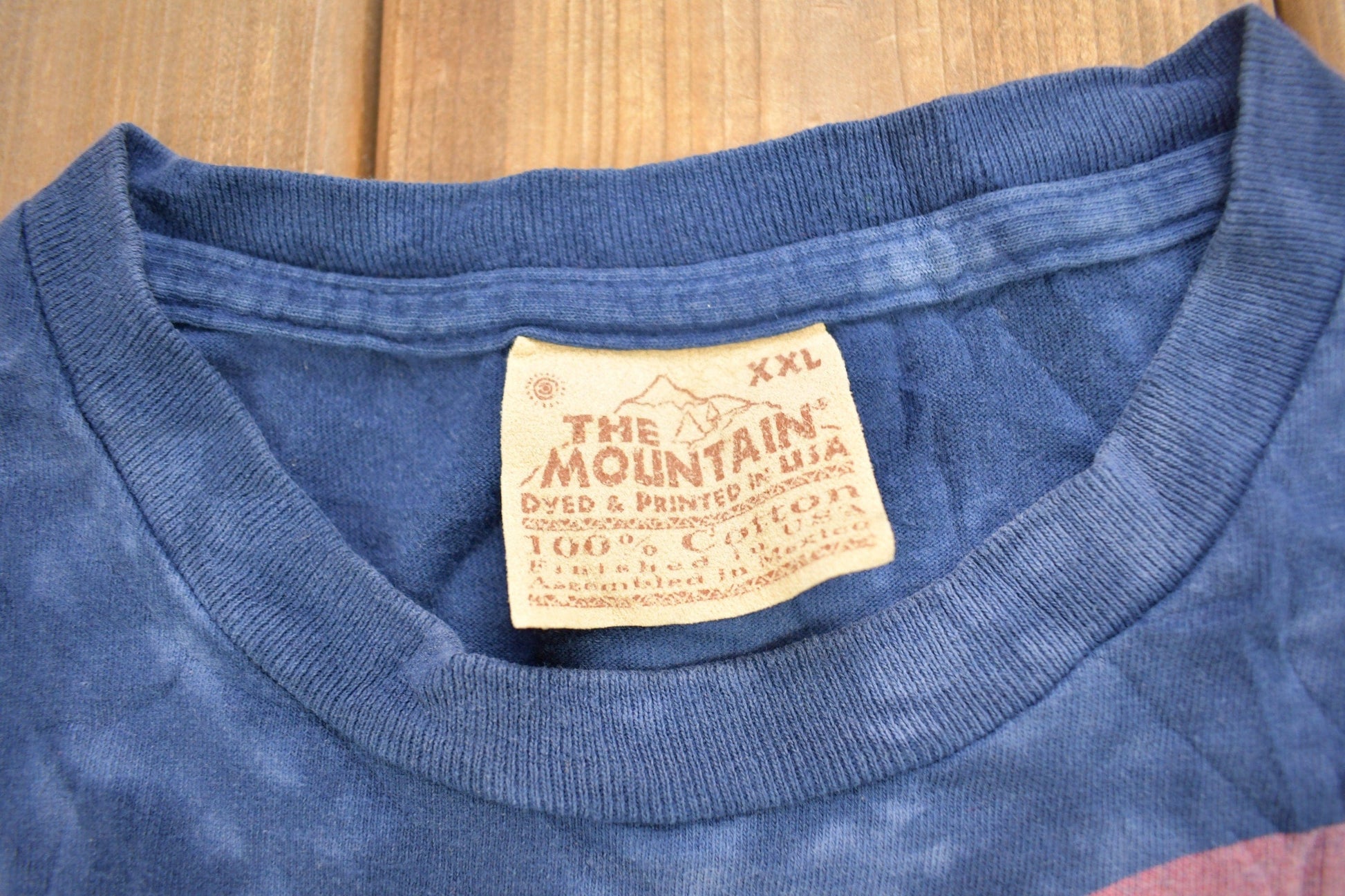 Vintage 1990s American Flag Bald Eagle Graphic Tie Dye T-Shirt Men's 2XL from propervintagecanada