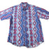 Vintage 1990s American Hero South Western Style Aztec Pattern Button Up Shirt Men&