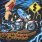 Vintage 1990s American Motorcycle Dangerous Curves Graphic T Shirt Men's Large from propervintagecanada