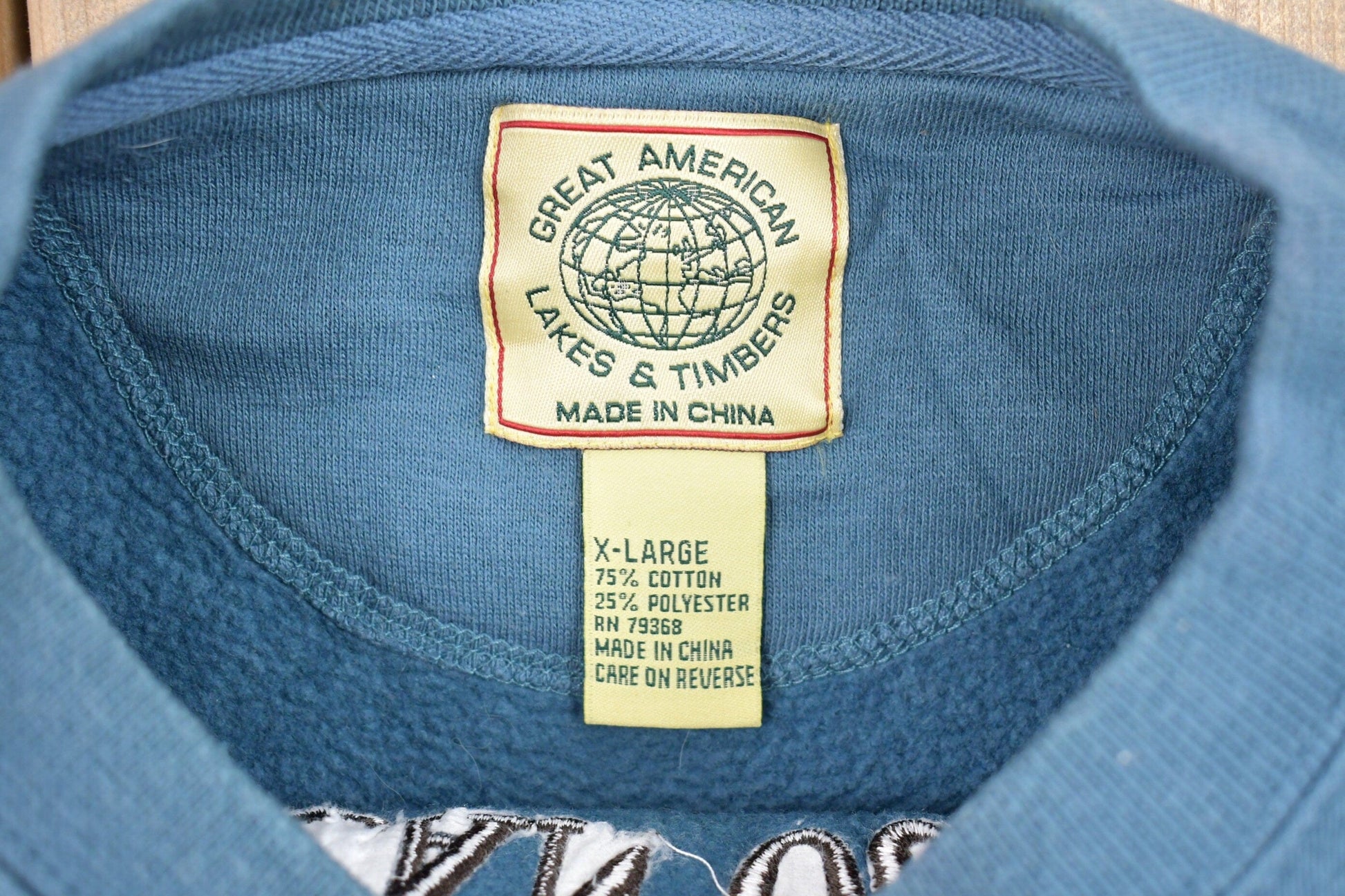 Vintage 1990s American Outdoors Crewneck Sweatshirt Men's XL from propervintagecanada