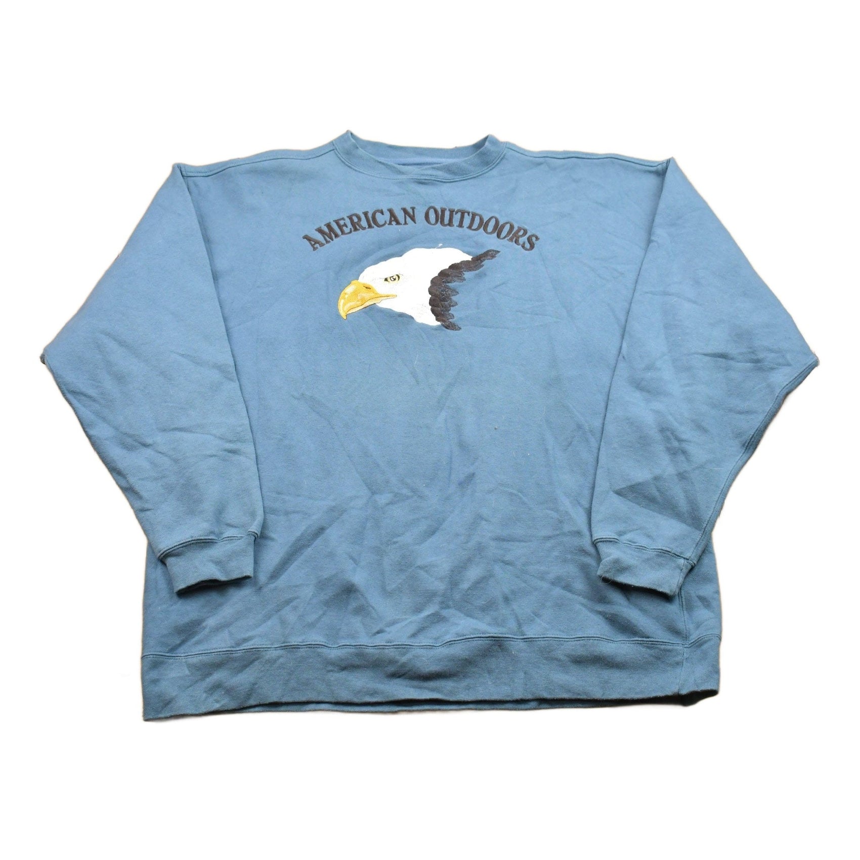Vintage 1990s American Outdoors Crewneck Sweatshirt Men's XL from propervintagecanada