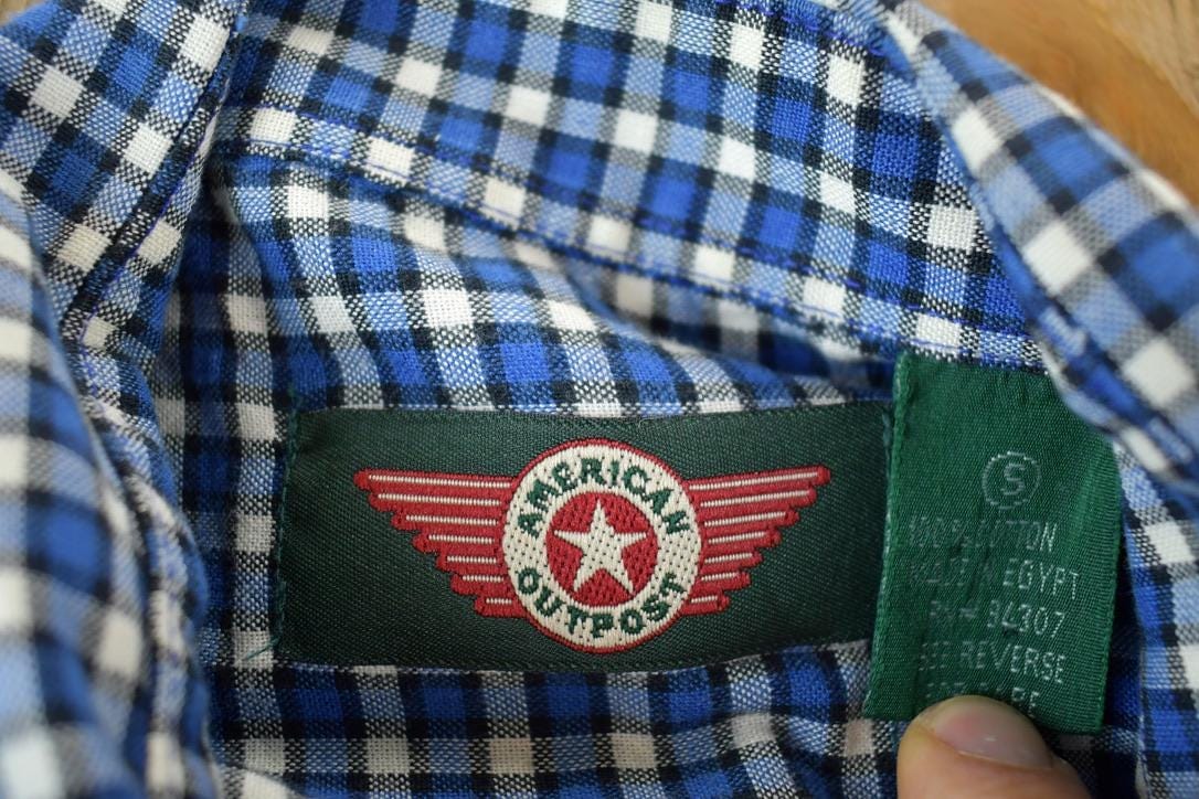 Vintage 1990s American Outpost Button Up Western Style ShirtMen's Medium from propervintagecanada