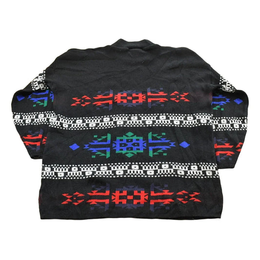 Vintage 1990s American Pride Nordic Knit Crewneck Sweater Women's L from propervintagecanada