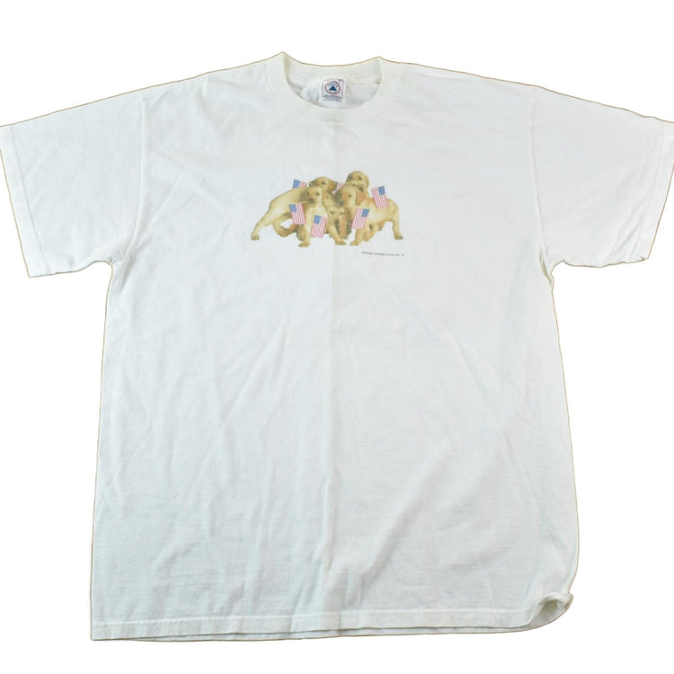 Vintage 1990s American Puppy Graphic T-Shirt Men's XL from propervintagecanada