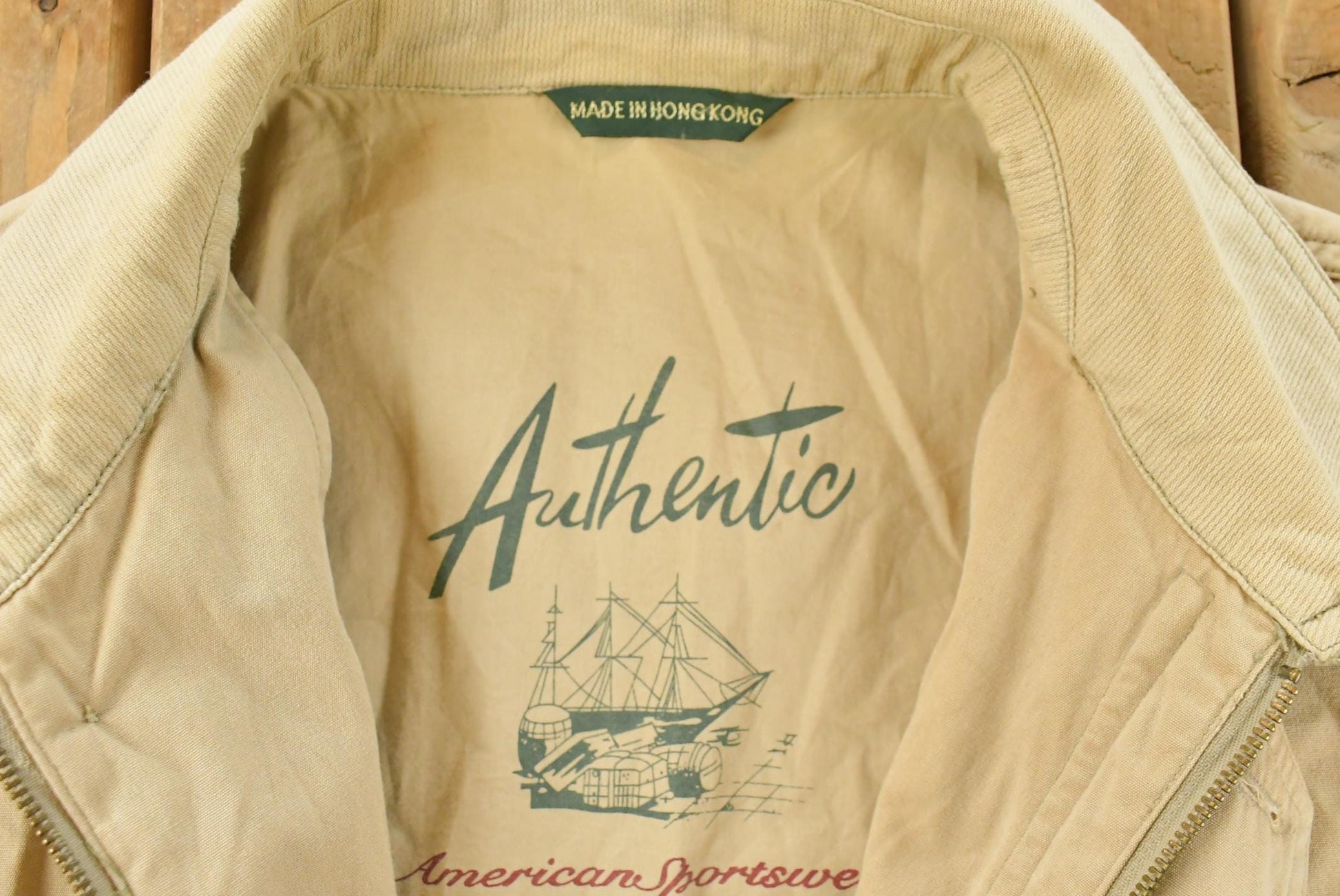 Vintage 1990s American Sportswear Chore Field Jacket Men's Medium from propervintagecanada
