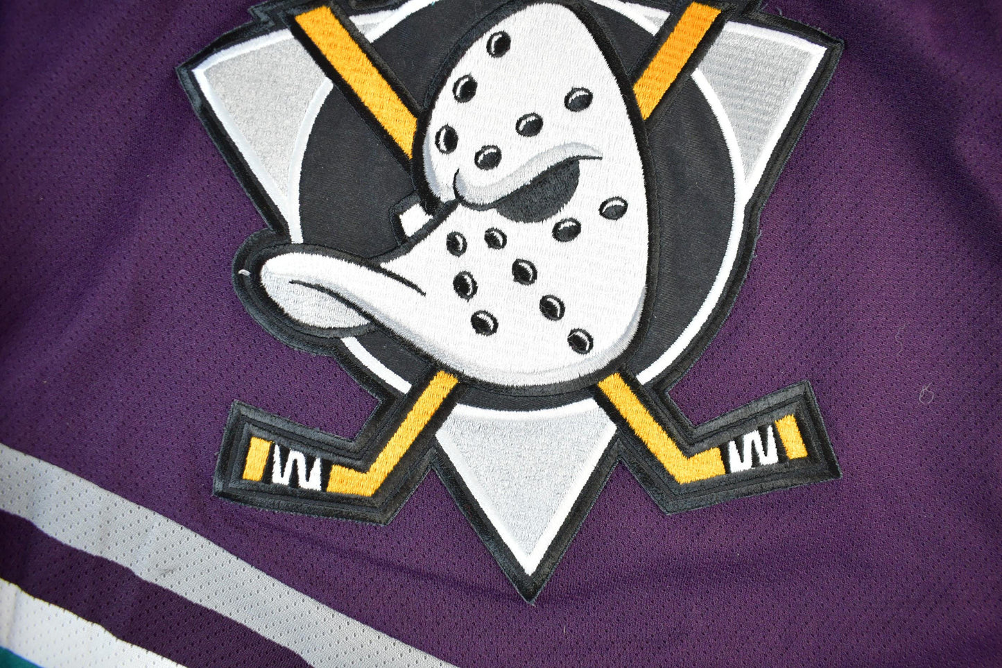 Vintage 1990s Anaheim Ducks NHL CCM Hockey Jersey Men's L from propervintagecanada