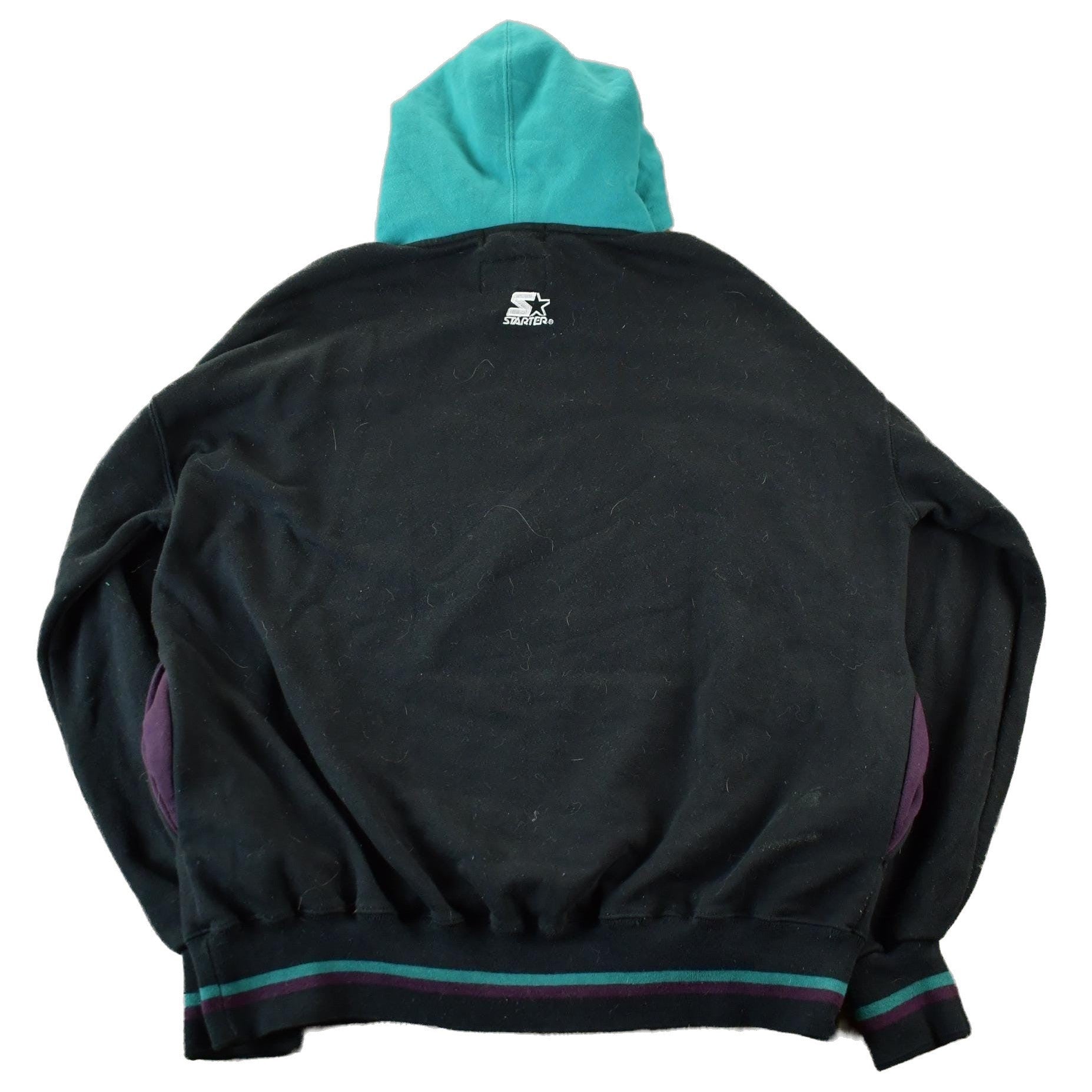 Vintage 1990s Anaheim Mighty Ducks NHL Hockey Hoodie Sweatshirt Men's XL from propervintagecanada
