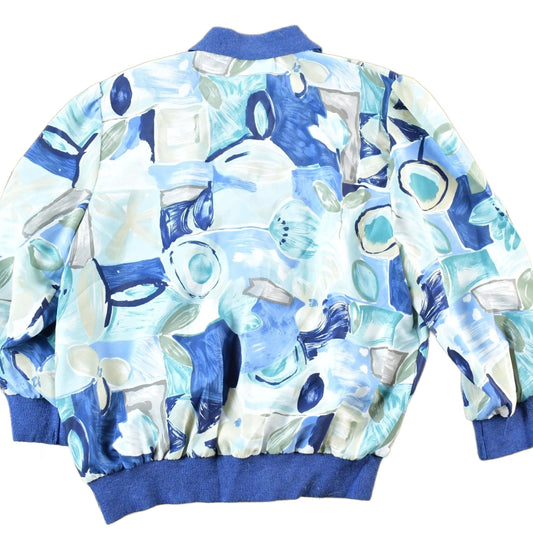 Vintage 1990s Anastasia Abstract Print Button Up Shirt Womens L from propervintagecanada