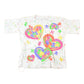 Vintage 1990s Andover Togs Puzzle Hearts Souvenir All Over Print T-Shirt Women's S from propervintagecanada