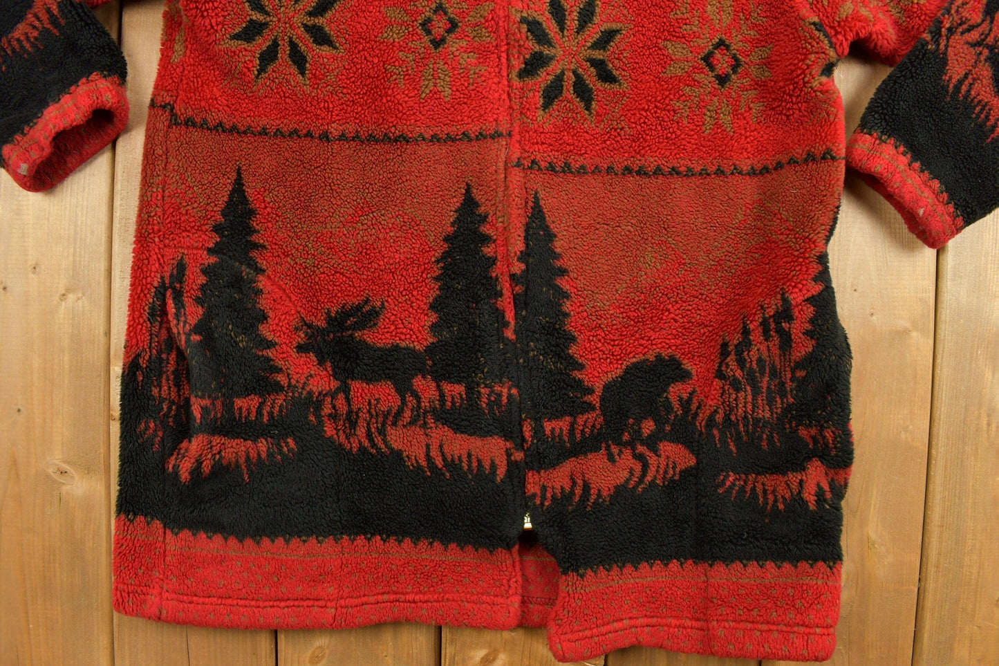 Vintage 1990s Andrea Faye Fleece Hoodie Men's Medium from propervintagecanada