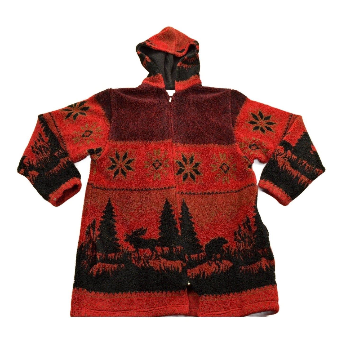 Vintage 1990s Andrea Faye Fleece Hoodie Men's Medium from propervintagecanada