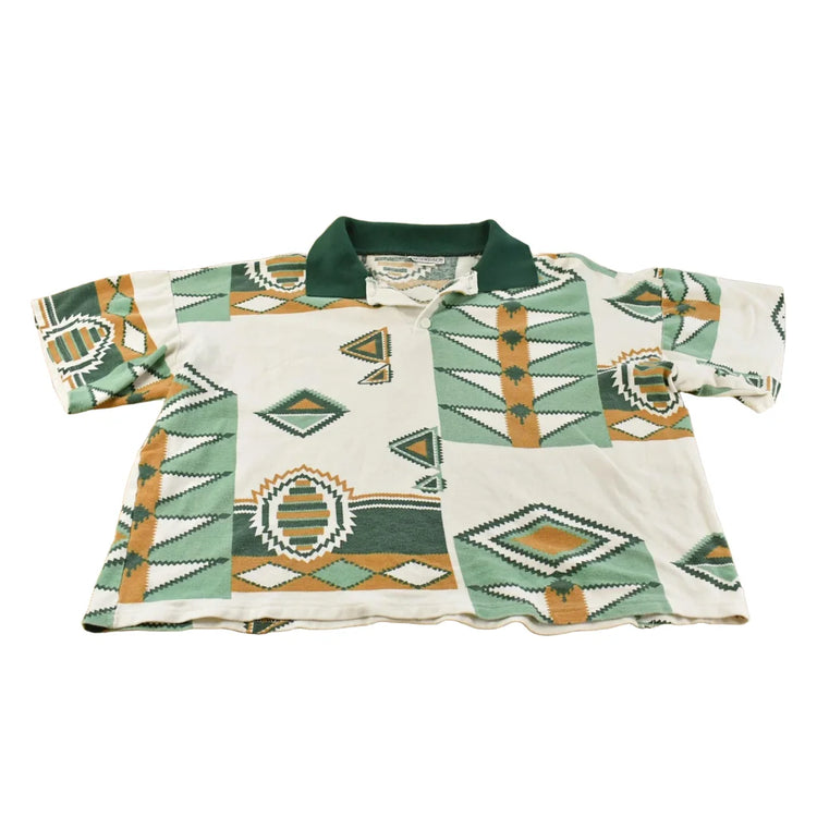 Vintage 1990s Angderson Golf Polo Shirt Men's XL Short Boxy from propervintagecanada