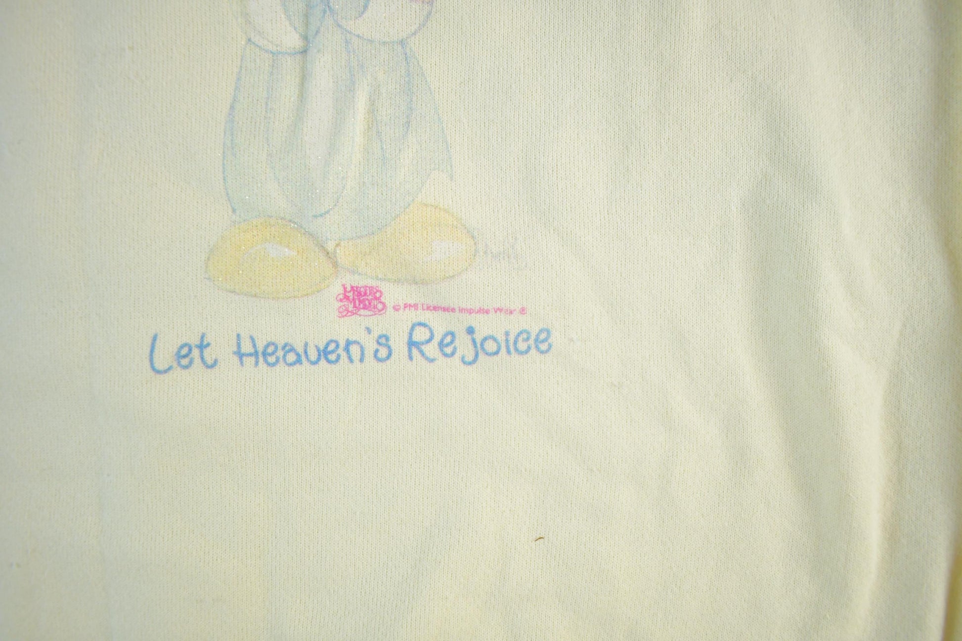 Vintage 1990s Angel Cute Crewneck Sweatshirt Men's XL from propervintagecanada