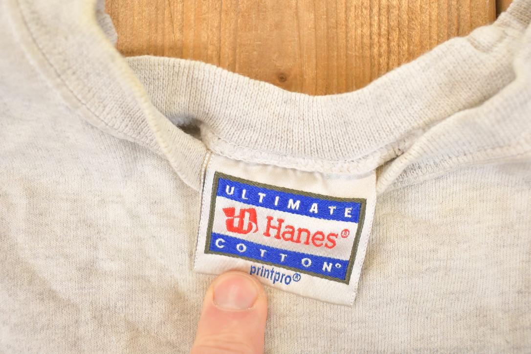 Vintage 1990s Angela Davis Graphic Print Sleeveless Crewneck Sweatshirt Men's M from propervintagecanada