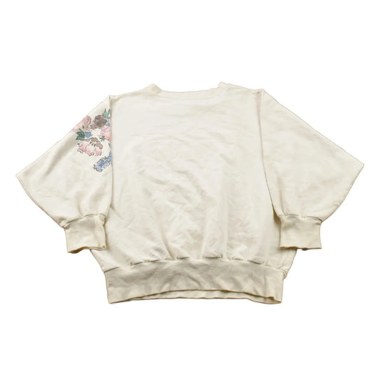 Vintage 1990s Angie Strauss Floral Theme Crewneck Sweater Women's S from propervintagecanada