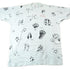 Vintage 1990s Animal Tracks All Over Print Graphic T-Shirt Men&