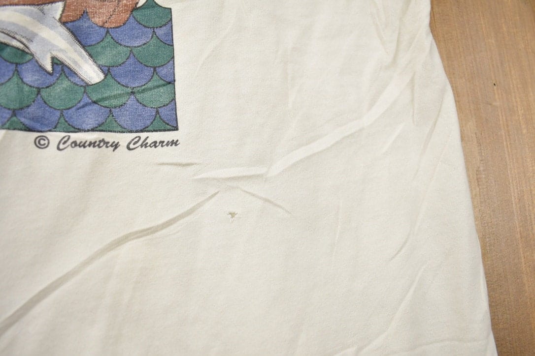 Vintage 1990s Animals on a Boat rainbow Graphic T-Shirt Men's 2XL from propervintagecanada