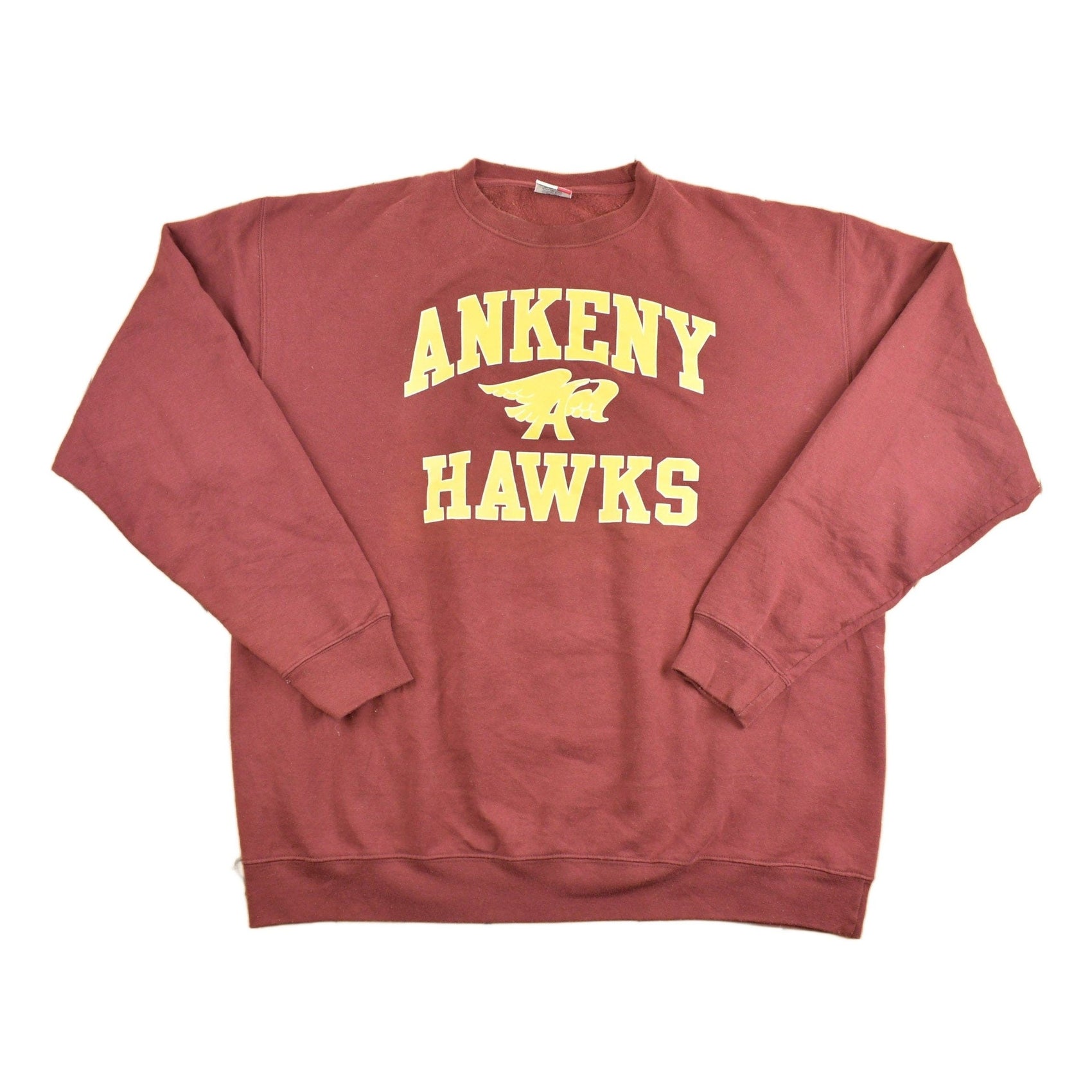 Vintage 1990s Ankeny Hawks Iowa Crewneck Sweatshirt Men's 2XL from propervintagecanada