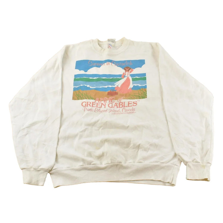 Vintage 1990s Anne of Green Gables Crewneck Sweatshirt Men's Large from propervintagecanada