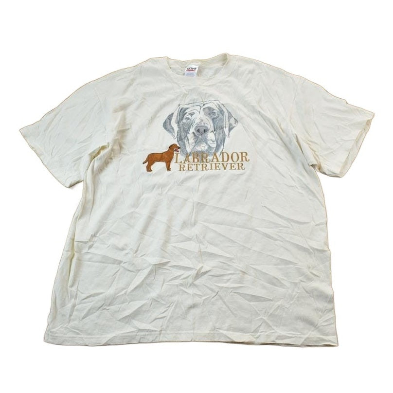 Vintage 1990s Anvil Labrador Retriever Graphic T-Shirt Men's XL from propervintagecanada