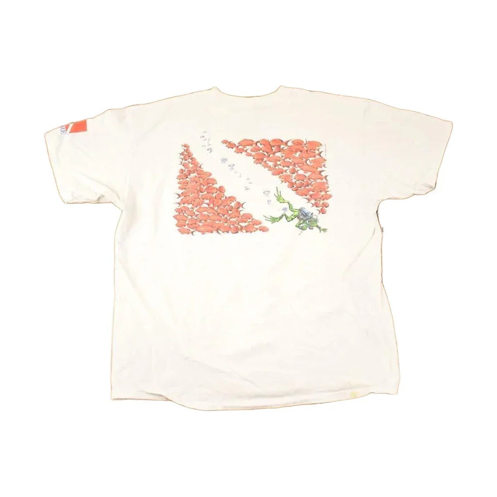 Vintage 1990s AO Amphibious Diving Souvenir Travel T-Shirt Men's L from propervintagecanada