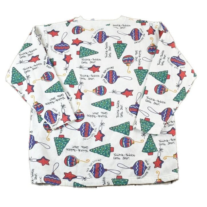 Vintage 1990s AOP Cute Christmas Crewneck Sweater Men's Large from propervintagecanada