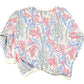 Vintage 1990s AOP Floral Knit Crewneck Sweater Women's L from propervintagecanada