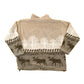 Vintage 1990s AOP Moose Fleece Outdoorsman Sweater Men's L from propervintagecanada