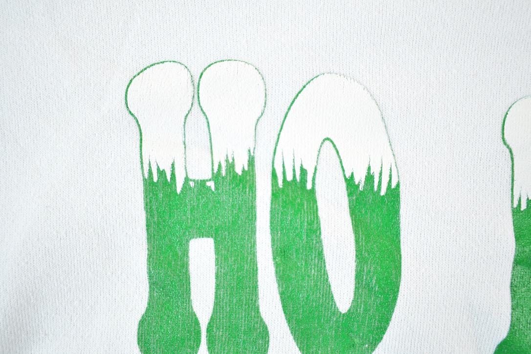 Vintage 1990s AOP Santa Christmas Crewneck Sweatshirt Mens Large from propervintagecanada