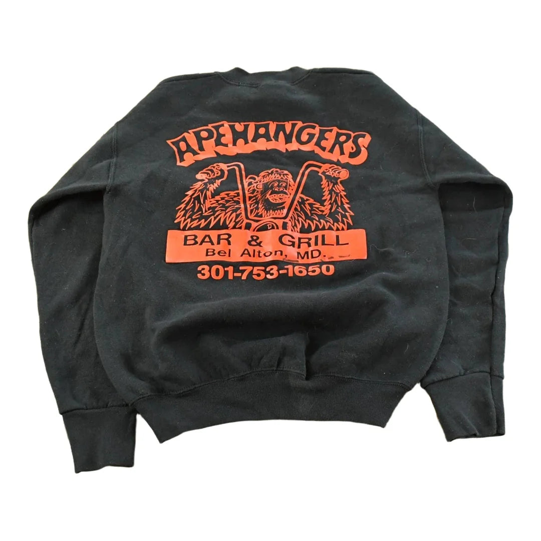 Vintage 1990s Apewangers Bar & Grill Crewneck Sweatshirt Mens S from propervintagecanada