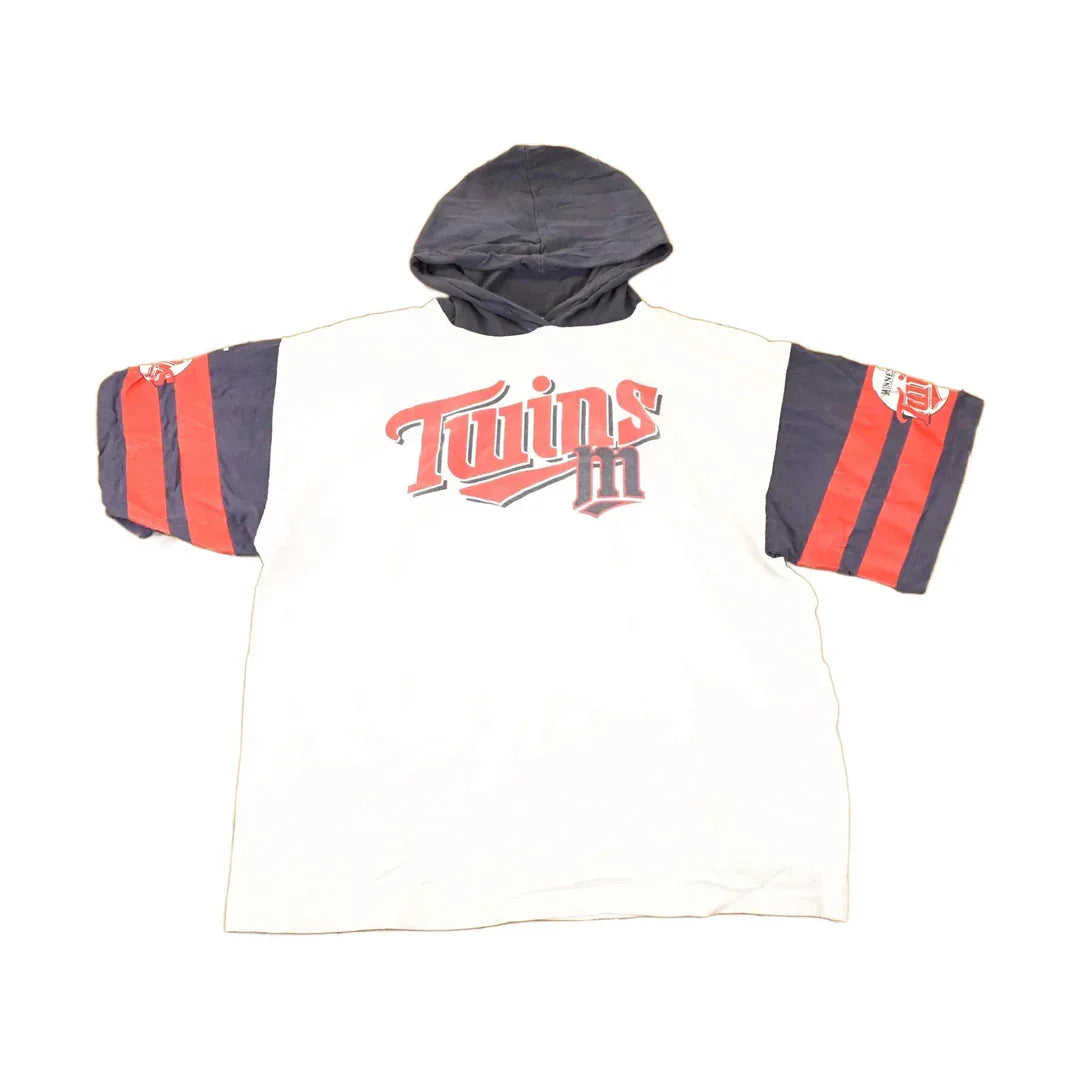 Vintage 1990s Apex One Minnesota Twins Hooded MLB T-Shirt Men's XL from propervintagecanada