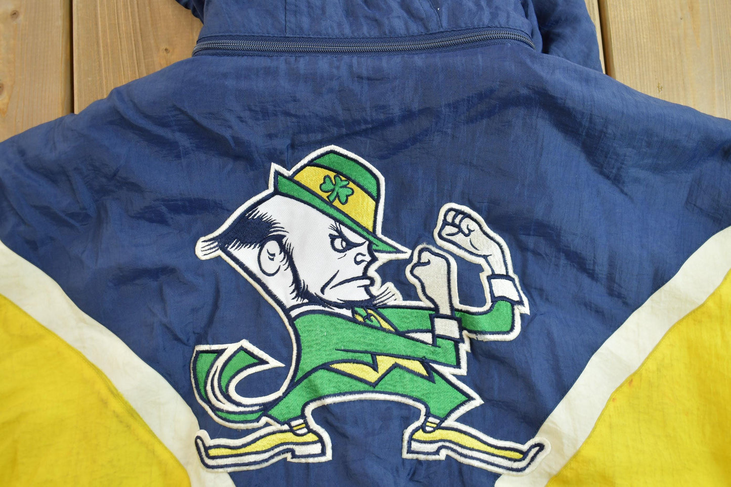Vintage 1990s Apex One University of Notre Dame Fighting Irish Collegiate Puffer Jacket Men's Large from propervintagecanada