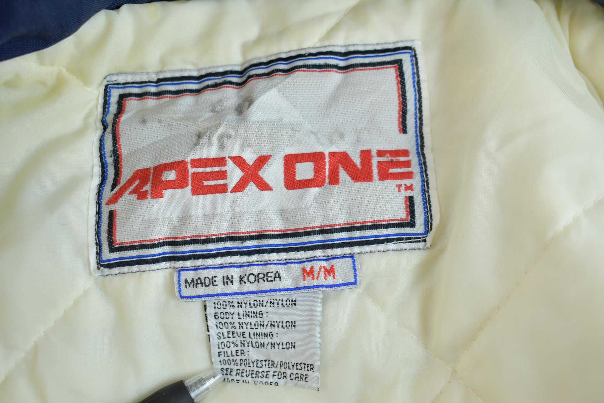 Vintage 1990s Apex One University of Notre Dame Fighting Irish Collegiate Puffer Jacket Men's Large from propervintagecanada