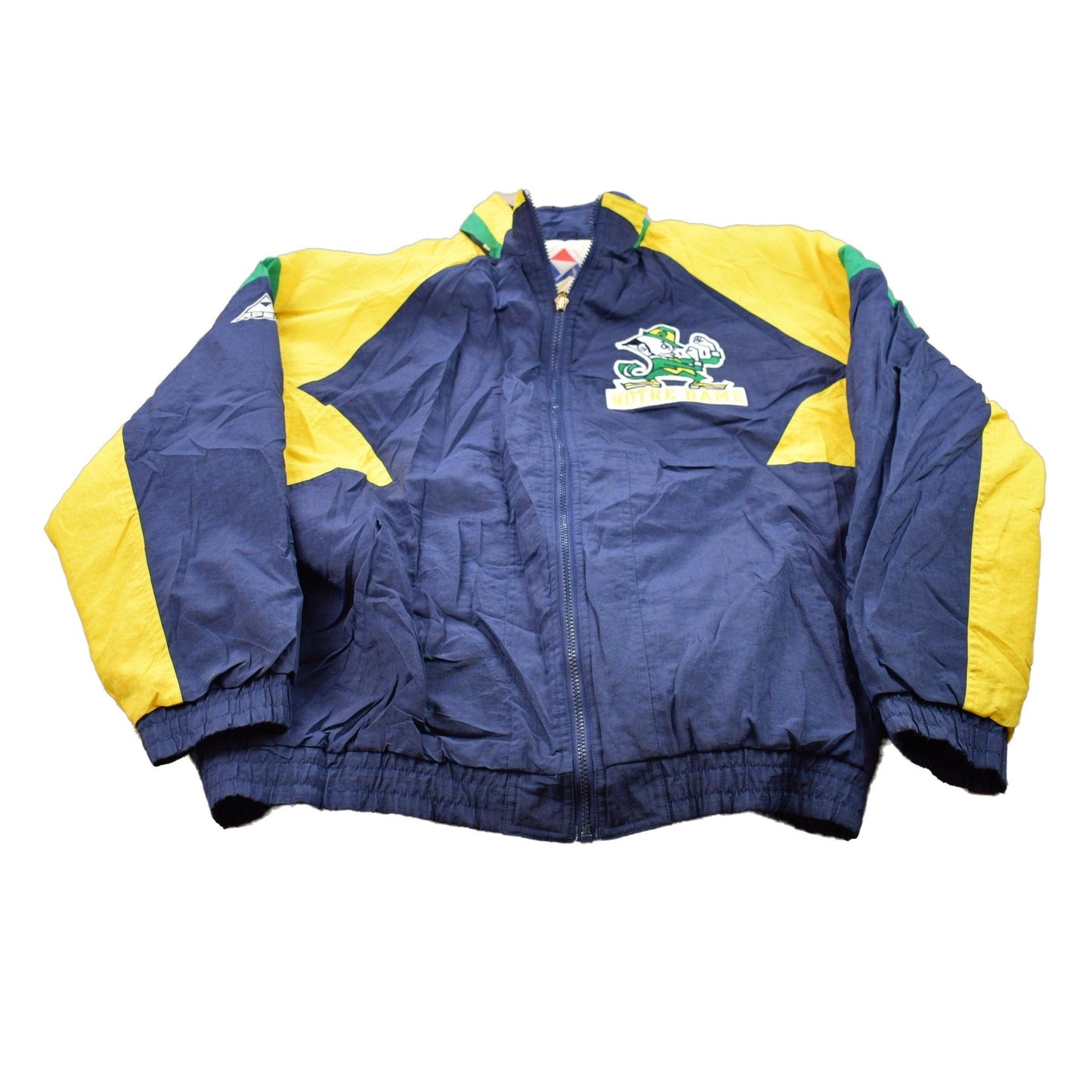 Vintage 1990s Apex One University of Notre Dame Fighting Irish Collegiate Windbreaker Jacket Men's 2XL from propervintagecanada