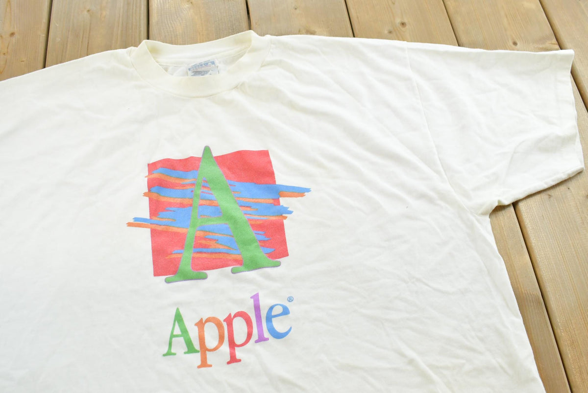 Vintage 1990s Apple Computers Single Stitch Promo T-Shirt Mens XL from propervintagecanada