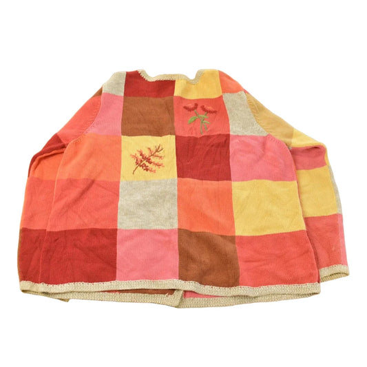 Vintage 1990s Appleseed's Floral Knit Cardigan Sweater Women's L from propervintagecanada