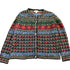 Vintage 1990s Appleseeds Floral Knit Cardigan Sweater Women&