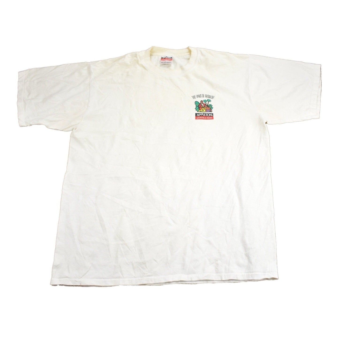 Vintage 1990s Appleton Jamaica Rum Graphic T Shirt Men's 2XL from propervintagecanada