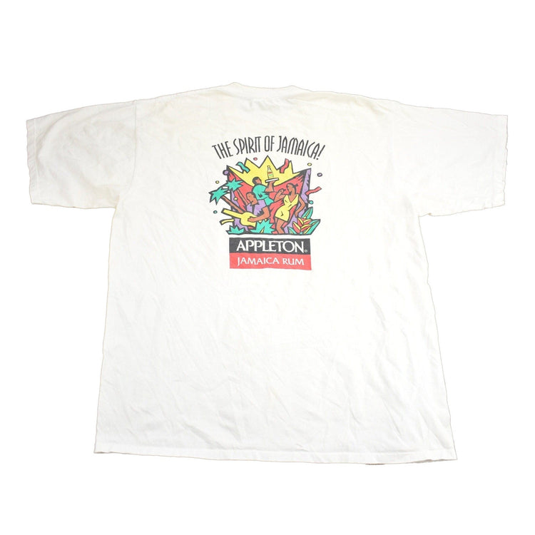 Vintage 1990s Appleton Jamaica Rum Graphic T Shirt Men's 2XL from propervintagecanada