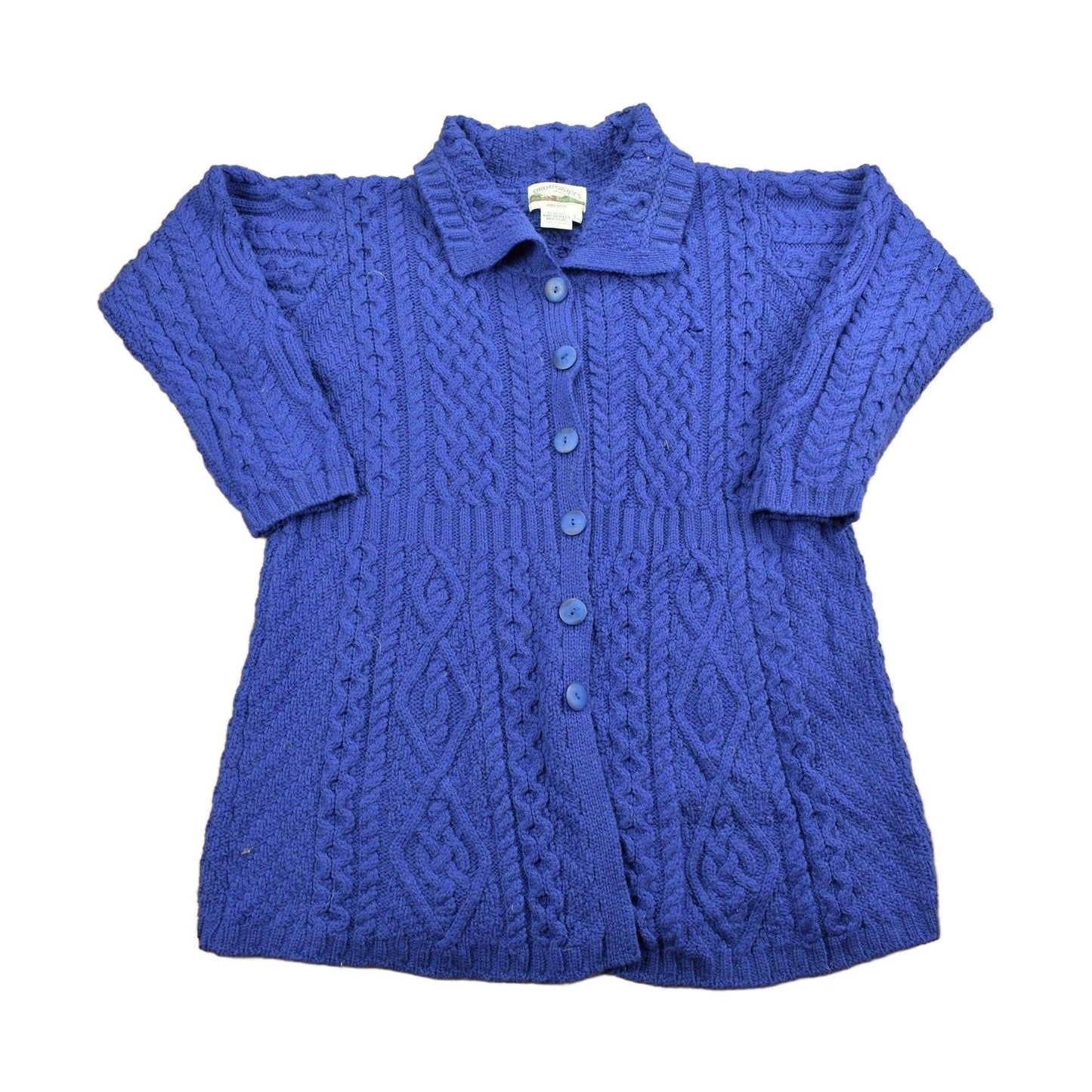 Vintage 1990s Aran Crafts 100% Merino Wool Knit Sweater Men's Large from propervintagecanada
