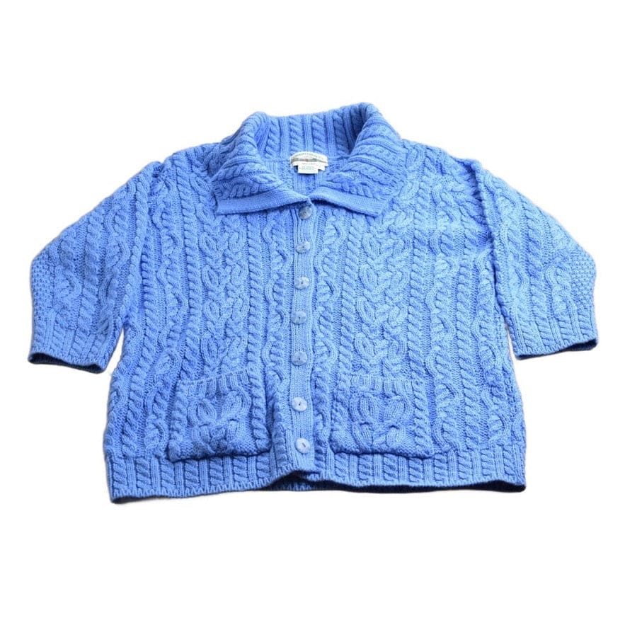 Vintage 1990s Aran Crafts 100% Merino Wool Knit Sweater Men's Medium from propervintagecanada