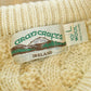Vintage 1990s Aran Crafts 100% Wool 3D Cable Knit Sweater Mens L from propervintagecanada