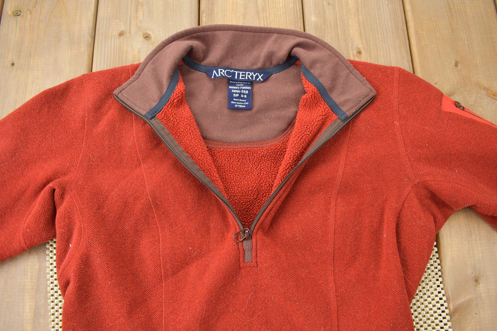 Vintage 1990s Arc'teryx Fleece Sweatshirt / Vintage Arc'teryx / Outdoorsman / Made In Canada / Women's Arcteryx Fleece from propervintagecanada