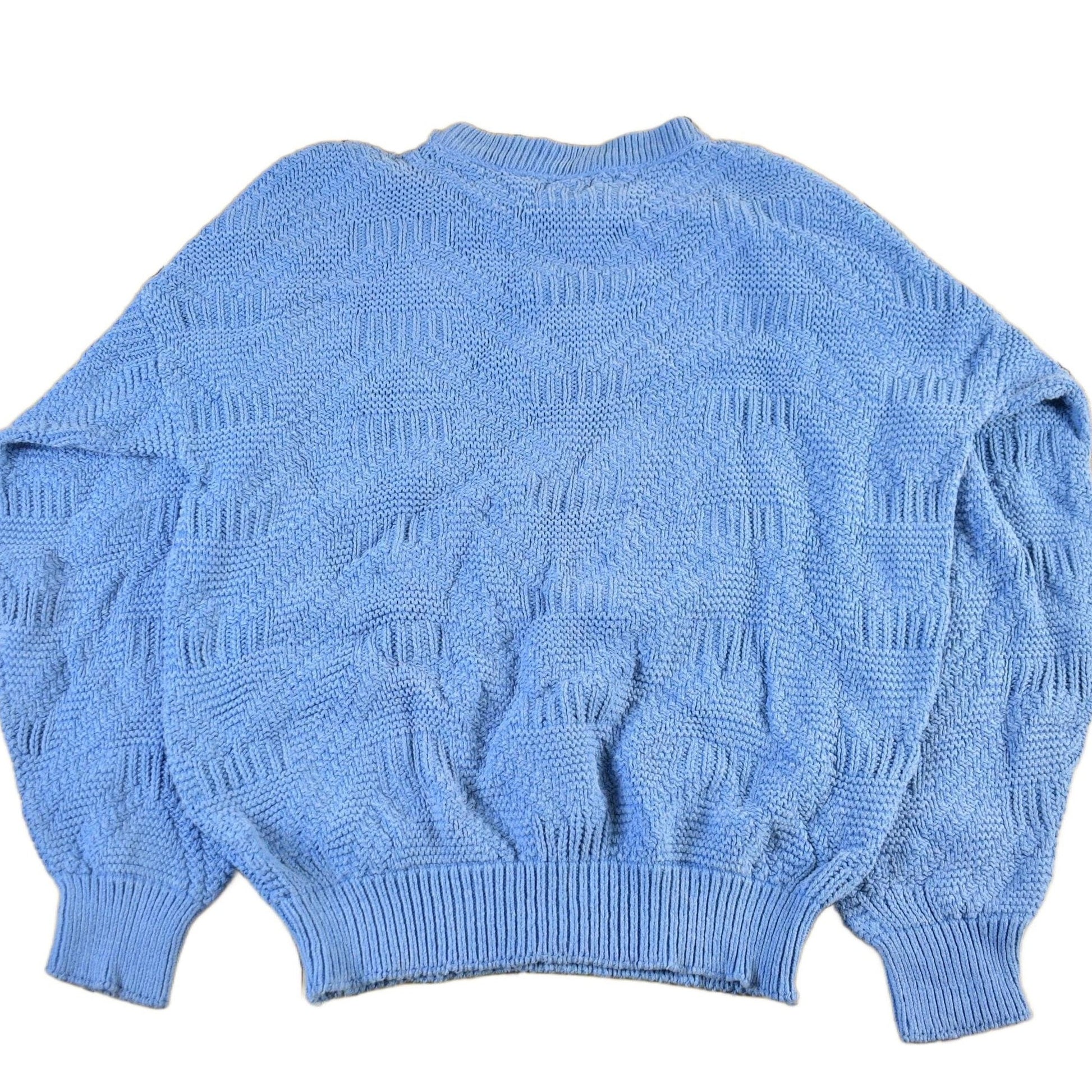 Vintage 1990s Arcadia Knit Crewneck Sweater Men's Large from propervintagecanada