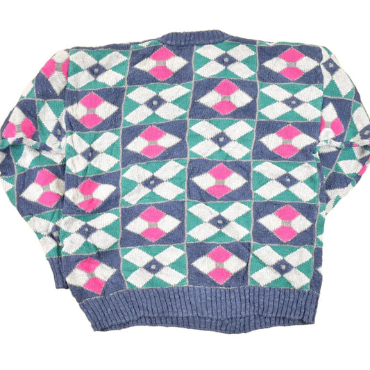 Vintage 1990s Architect Knit Crewneck Sweater Men's M / 90s Knitted Sweatshirt / Vintage Preppy Knits from propervintagecanada