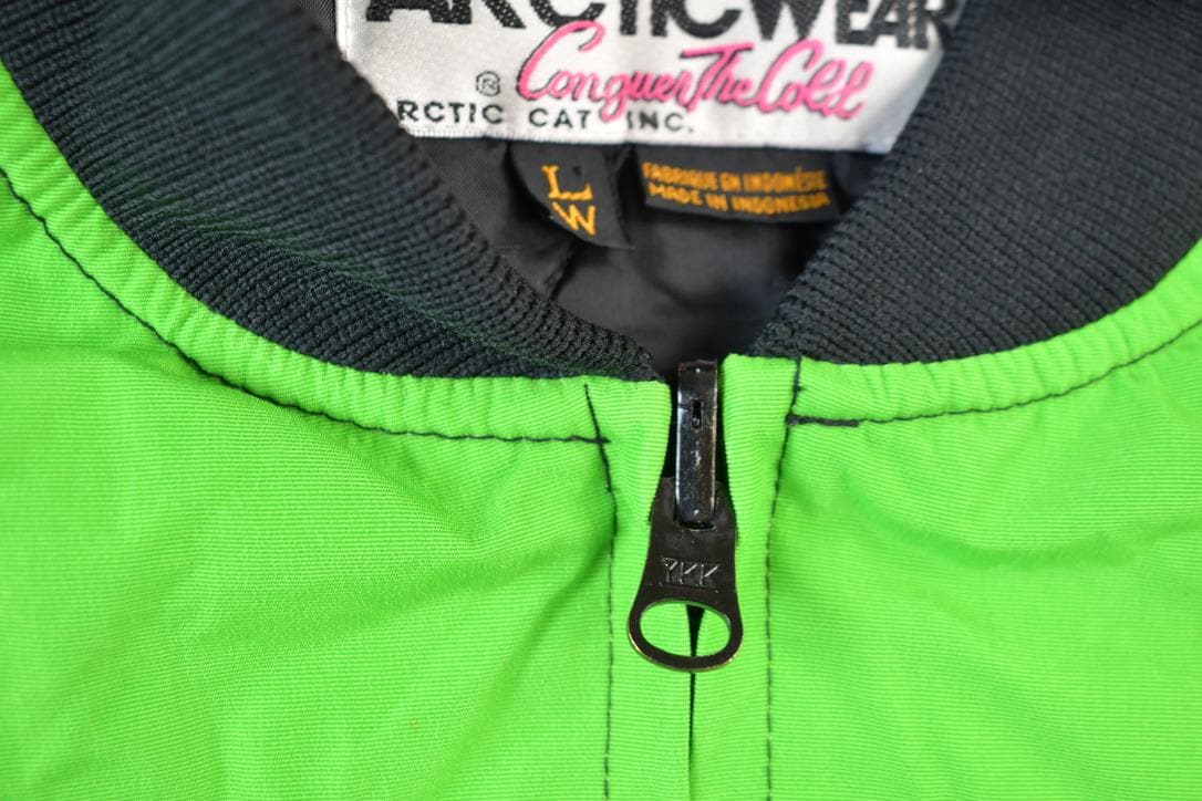 Vintage 1990s Arctic Cat Kids Snowmobile Racing Jacket Youth Large from propervintagecanada