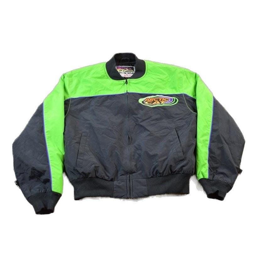 Vintage 1990s Arctic Cat Kids Snowmobile Racing Jacket Youth Large from propervintagecanada