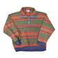 Vintage 1990s Arctic Image AOP Aztec Fleece Quarter Button Outdoorsman Sweater Mens L from propervintagecanada