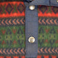 Vintage 1990s Arctic Image AOP Aztec Fleece Quarter Button Outdoorsman Sweater Mens L from propervintagecanada